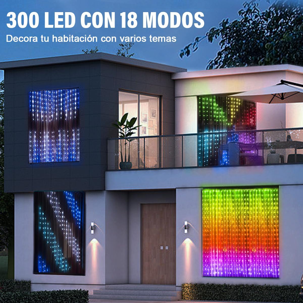 1 Unidad, Lámpara Led Solar Pared Exteriores, Recargable Energía Solar,  Decoración Jardín, Balcón, Patio, Paisaje, Calle, Jardín,, Ahorre Ofertas