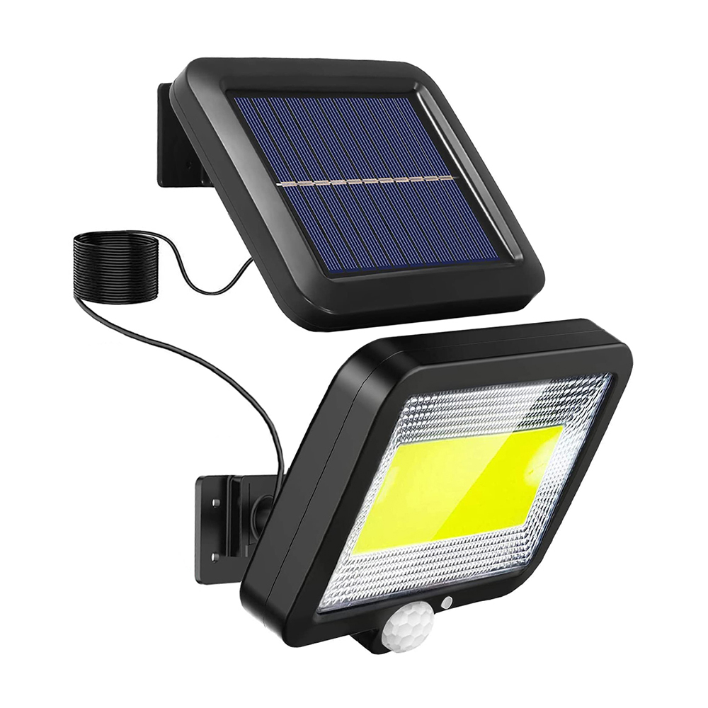 Luz solar - sensor de movimiento – 56 LED solares – 2 cabezales