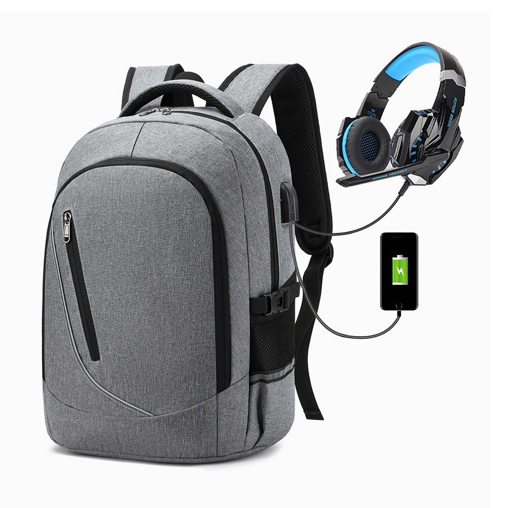 Mochila Antirrobo Con Cargador Usb Laptop 30L